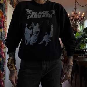 Vintage Black Sabbath Graphic Crewneck Sweater
